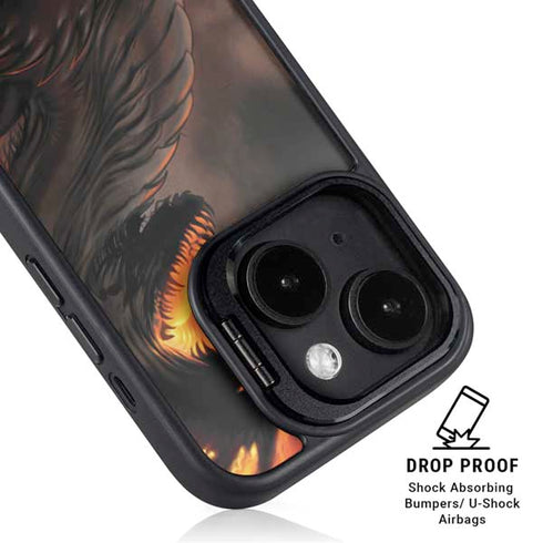 LA Williams Belial Dragon by LA Williams iPhone 15 Kickstand Case